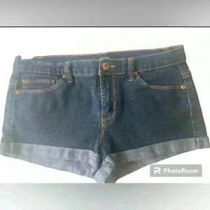 Forever 21 Sz 28 dark wash denim jean shorts Exc Con